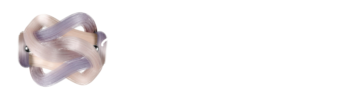 The Braidest logo white head